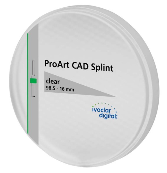 ProArt CAD Splint clear 98.5-20mm St