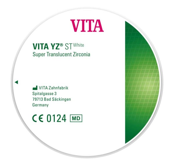 VITA YZ ST DISC White H25mm St