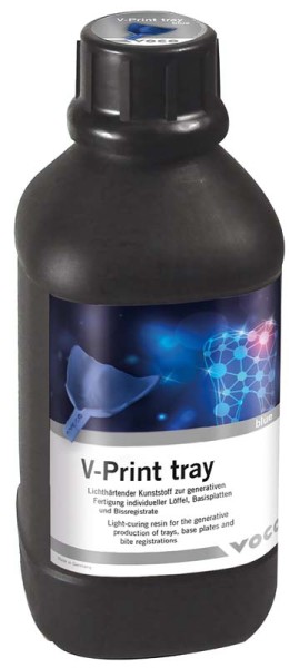 V-Print tray blue Flasche 1000g
