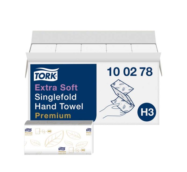 TORK® extra weiche Zickzack Handtücher (V-Falz) H3 System