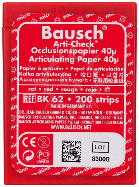 Occlusionspapier Arti-Check® 40 µ