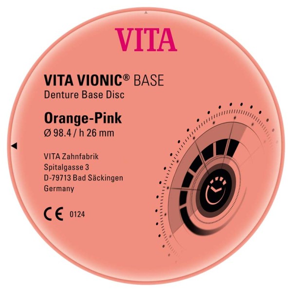 VIONIC BASE orange-pink D98,4mm H26mm St